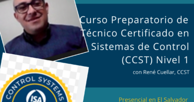 Curso: «Preparatorio de Técnico Certificado en Sistemas de Control CCST Nivel 1»